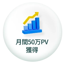 月間50万PV獲得